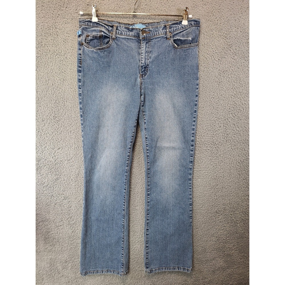 Duplex by Tyte Jeans Womens Fits 34x31 Blue Denim Faded Medium Wash Straight Leg
